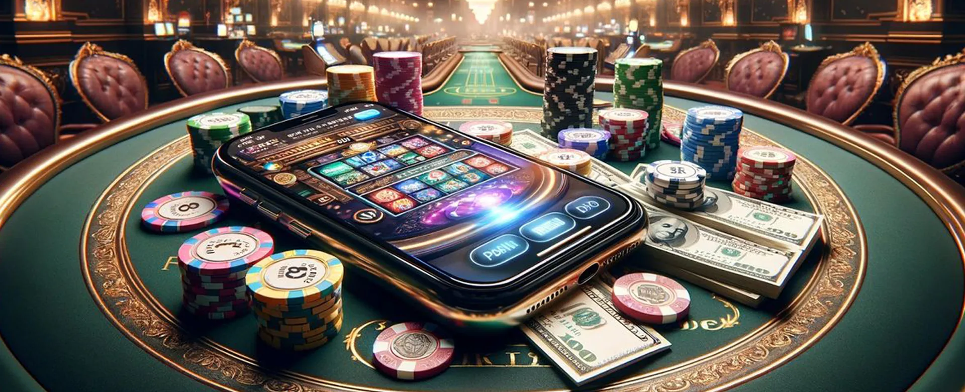 Diverse table games at a modern online casino, inviting players to join the action
